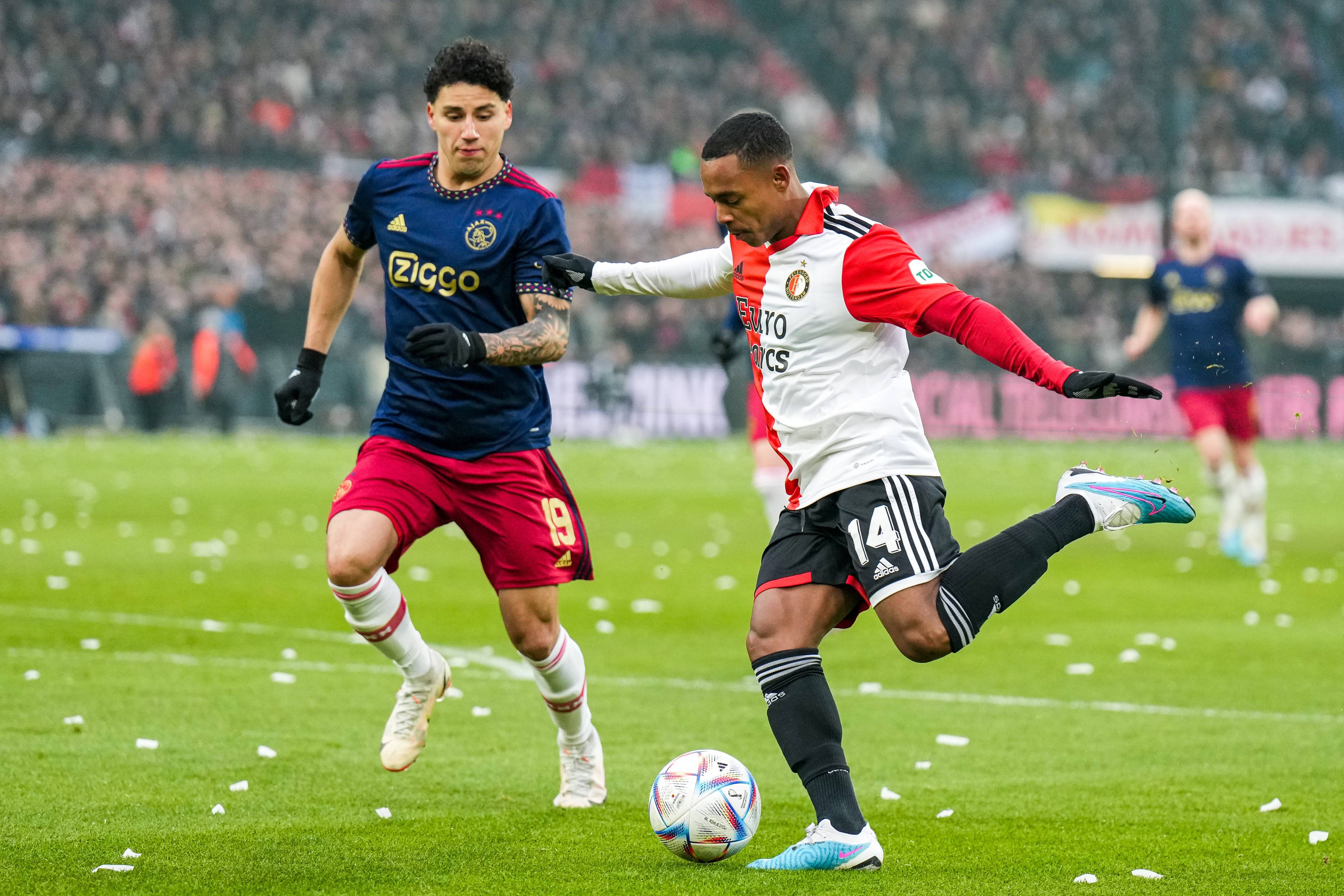 Dijk George Stevenson Verstenen Feyenoord - Ajax • 1-1